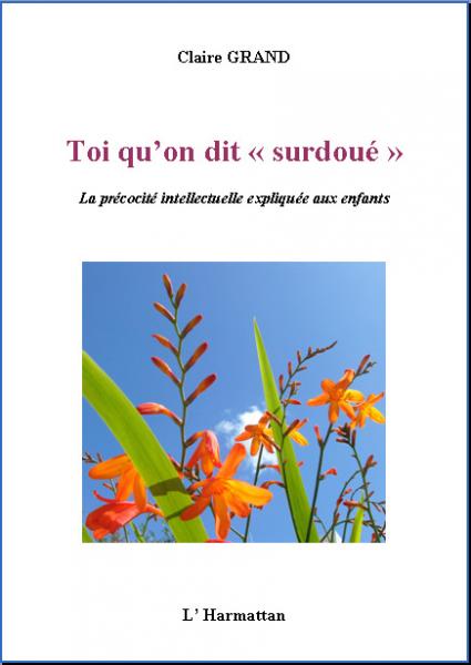 Mon premier livre "Toi qu'on dit surdoué"